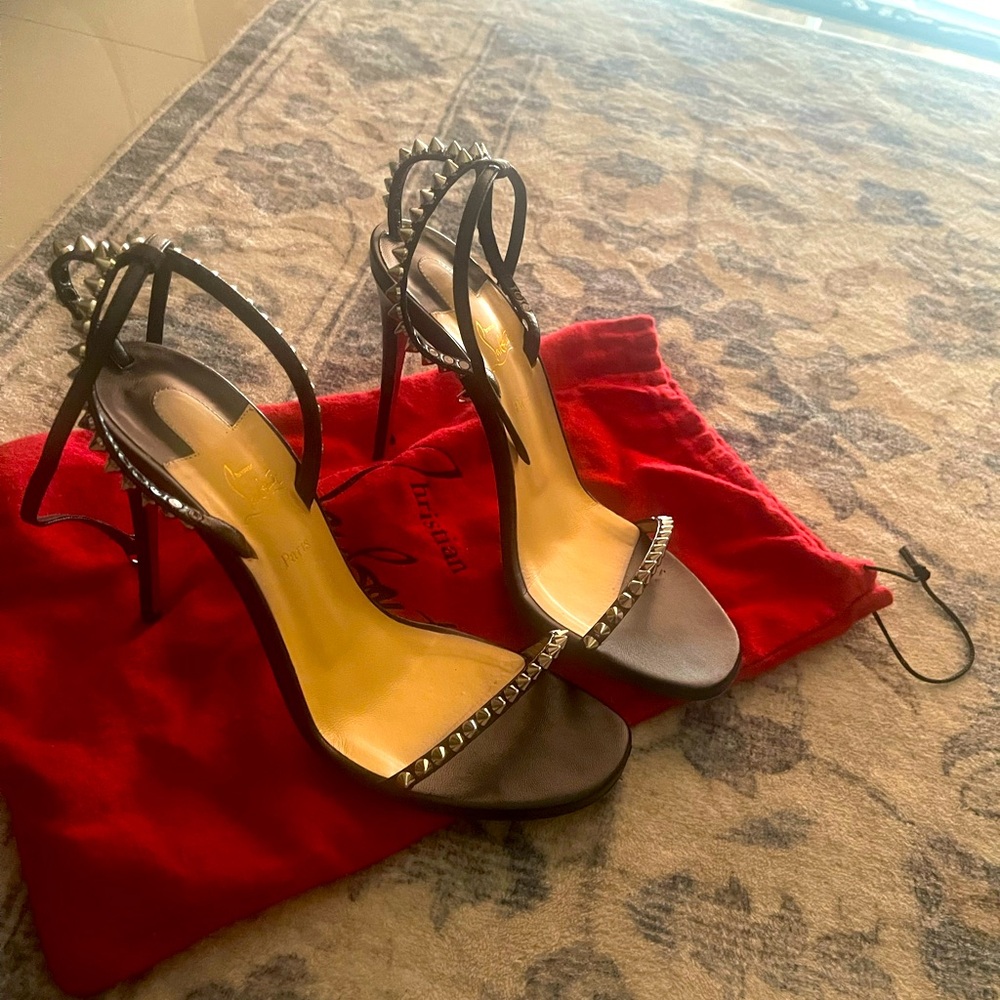 Christian louboutin spike heels